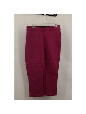Miraclebody Women's High Rise Stretch Jeans Elastic Waist Pockets Size 8 Purple